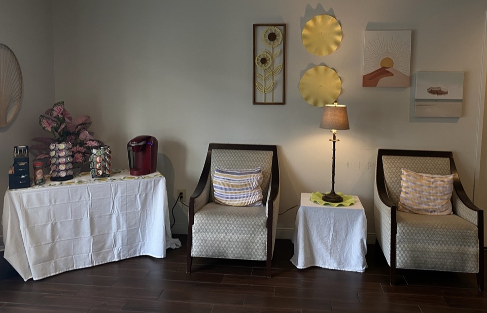 IC Wellness lobby waiting area